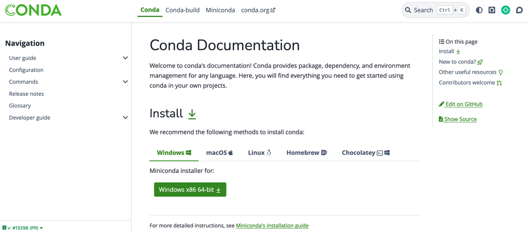conda list all channels